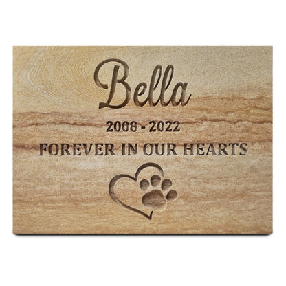 Natural Sandstone Memorial (Large)